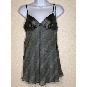 Victoria’s Secret Lingerie, Teddy, sleepwear in pink & green, adjustable straps